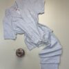 Pyjama boutonné 100% coton  " Gris " -H-