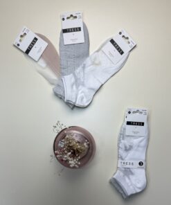 Pack de 3 chaussettes – TRESS- en coton
