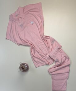 Pyjama boutonné en coton " Rose " -TRESS-