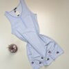 Chemise de nuit en coton -TRESS- " Bleu "