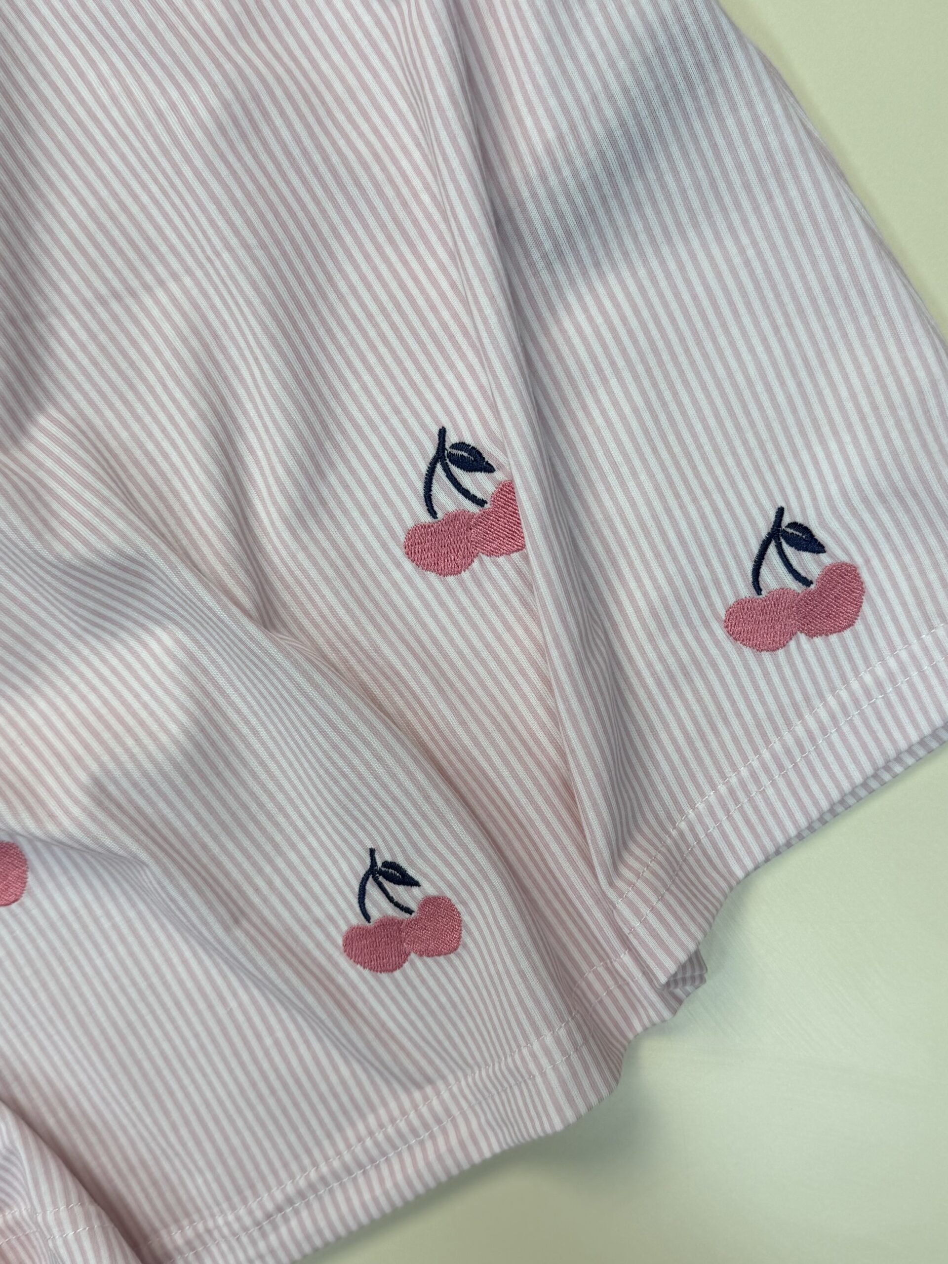 Chemise de nuit en coton -TRESS- " Rose " – Image 3