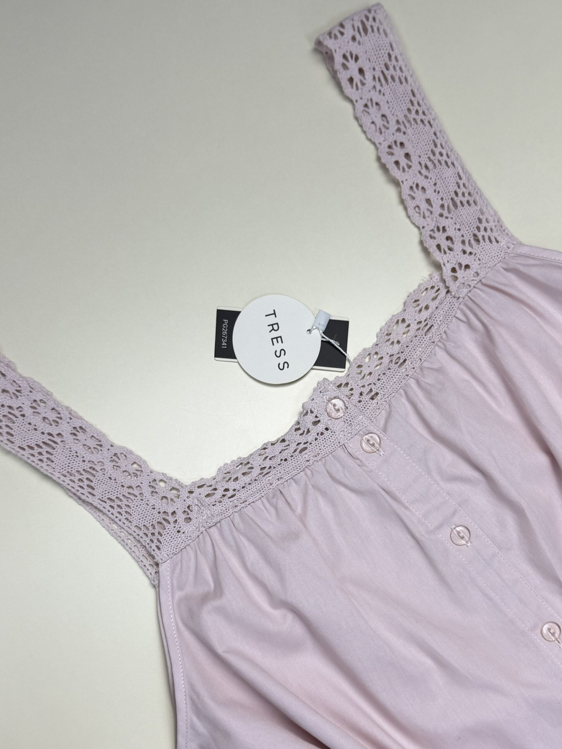 Short bustier boutonné -Tress- 100% " Bois de rose " – Image 2