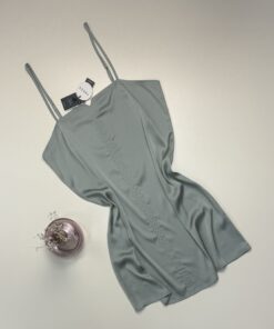 Nuisette en satin -Tress- " Vert "