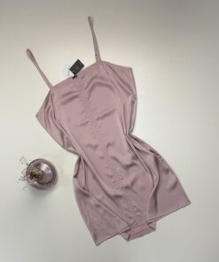 Nuisette en satin -Tress- " Rose "