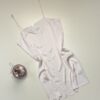 Nuisette en satin -Tress- " Beige  "