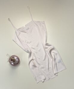 Nuisette en satin -Tress- " Beige "