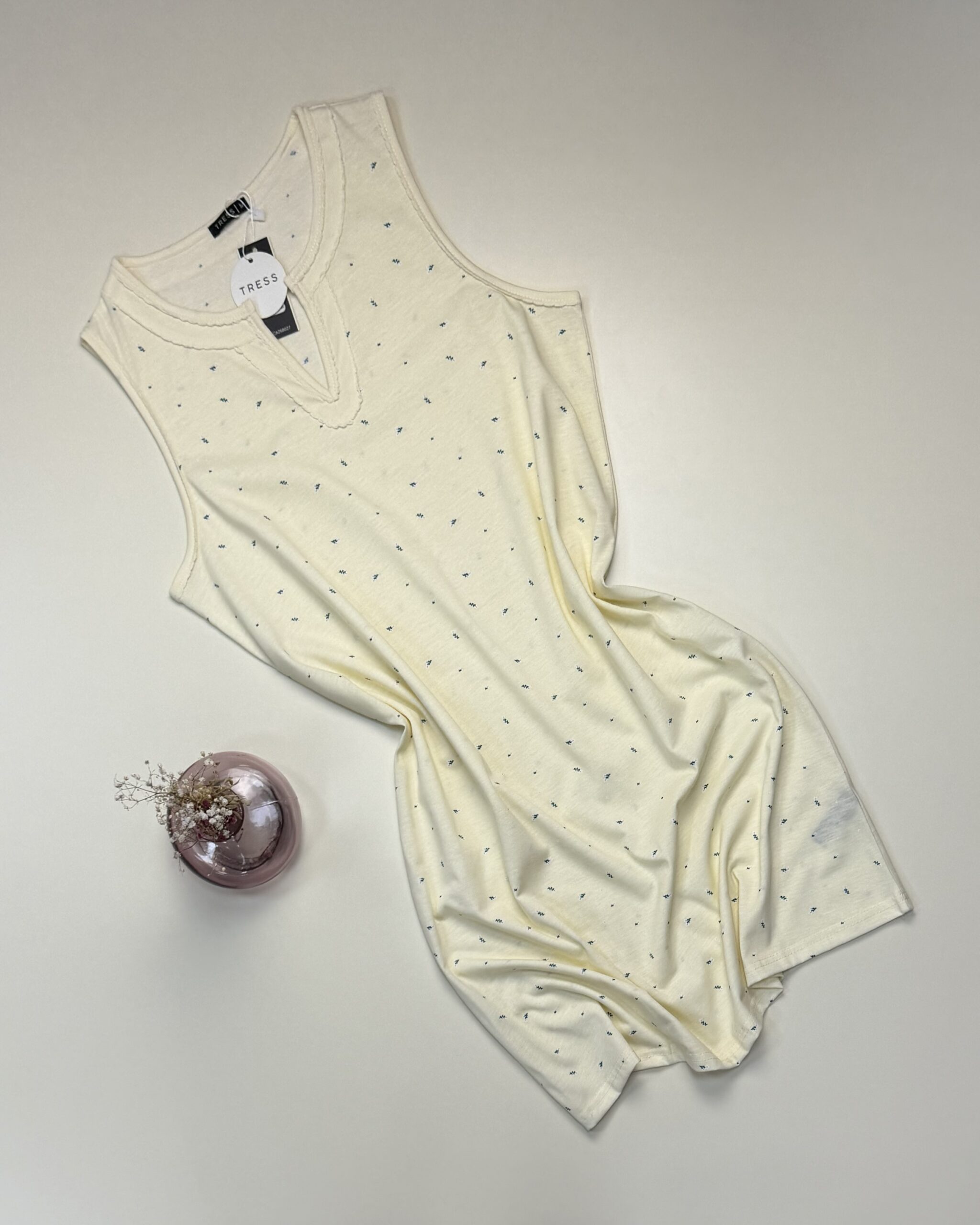 Nuisette en coton -Tress- " Jaune "