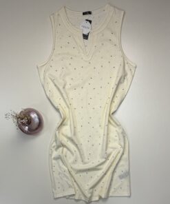 Alternative view of Nuisette  en coton -Tress- " Jaune "