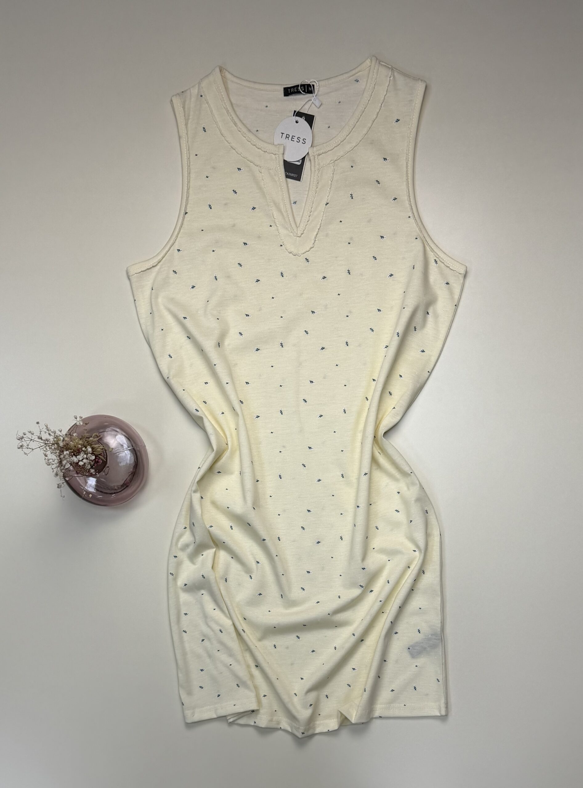 Nuisette en coton -Tress- " Jaune " – Image 2