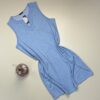 Chemise de nuit en coton -Tress- " Bleu "