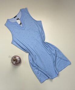 Nuisette en coton -Tress- " Bleu "