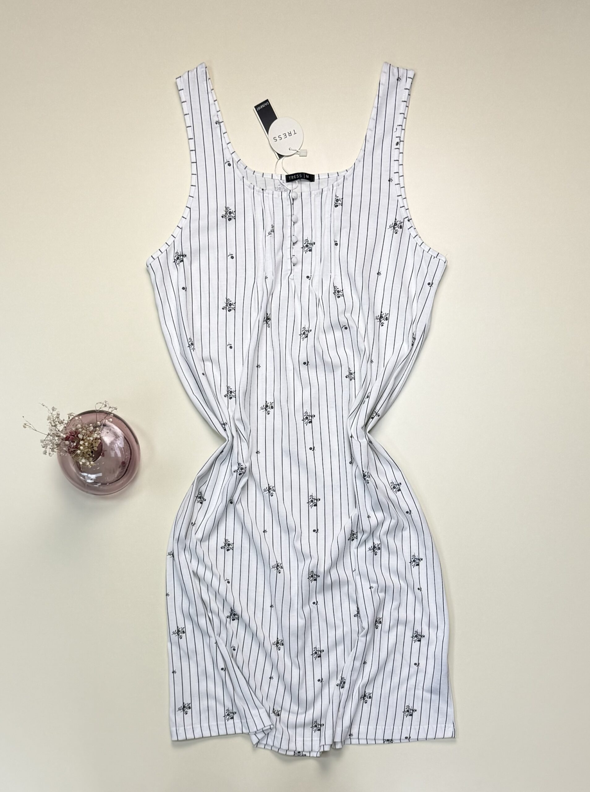 Chemise de nuit - Tress - " Blanche " – Image 2