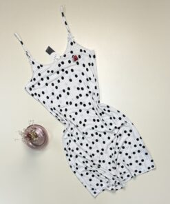 Nuisette -Tress- " Blanc petit pois "