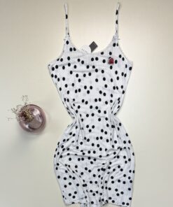 Alternative view of Nuisette -Tress- " Blanc petit pois "