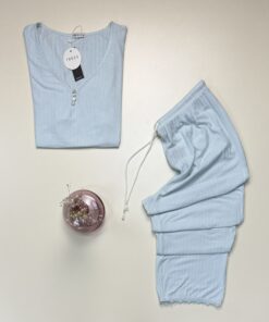Alternative view of Pyjama haut demi demi manche " Vert " -TRESS-