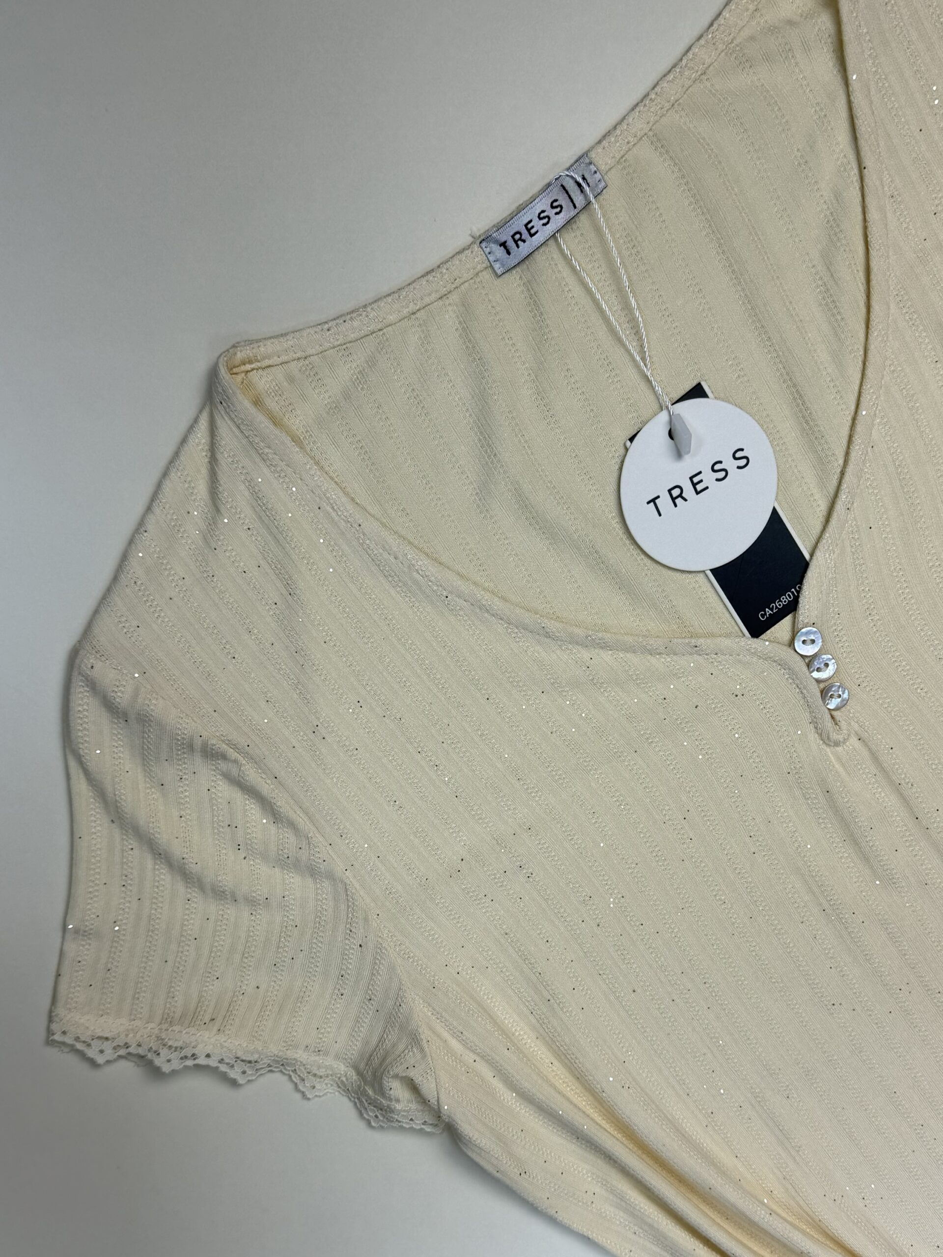 Chemise de nuit -Tress- " Jaune " – Image 3