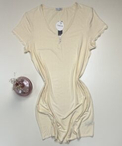 Alternative view of Chemise de nuit  -Tress- " Jaune "
