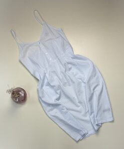 Nuisette Tress 100% Coton " Bleu à rayures "
