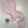 Pyjama boutonné  -Tress- Coton " rose "