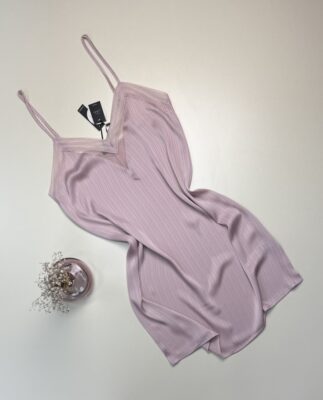 Nuisette -TRESS- en satin "Rose"