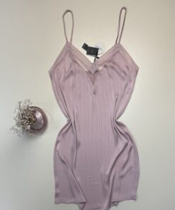 Alternative view of Nuisette -TRESS- en satin "Rose"