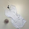 Nuisette -TRESS- en satin "Blanc"