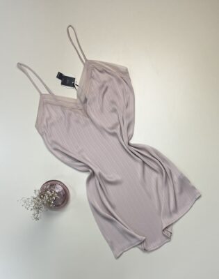 Nuisette -TRESS- en satin "Beige"