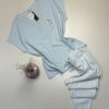 Pyjama haut demi manche en coton " Vert" -TRESS-