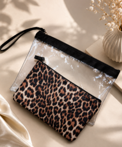 Pack de 2 trousses " Léopard" - Primark -