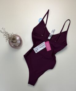 Alternative view of Maillot de bain - Newyorker - " Bordeaux "