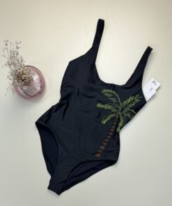 Maillot de bain Primark " Noir "orné de perles Paula echerravia