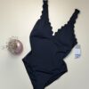 Maillot de bain Primark " Noir "gainant festonné