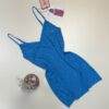 Nuisette en dentelle - H - " Bleu  "