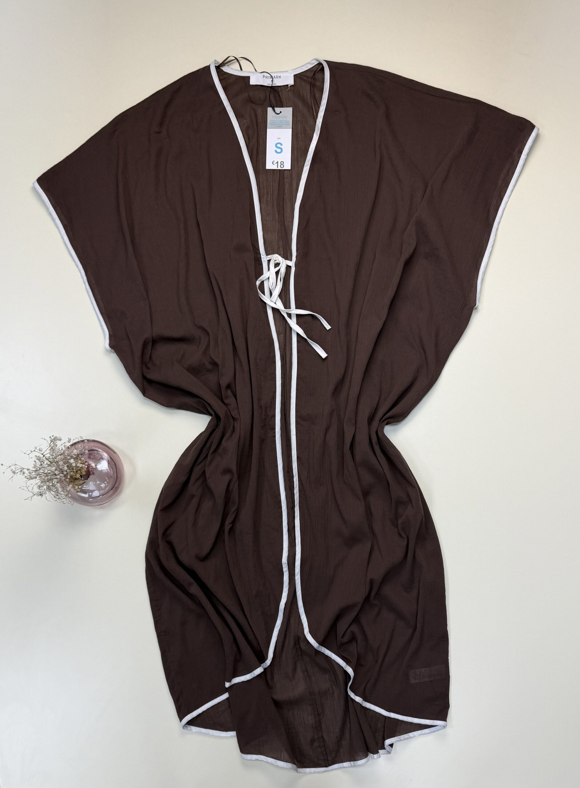 Kimono en lin - Primark - Marron – Image 2