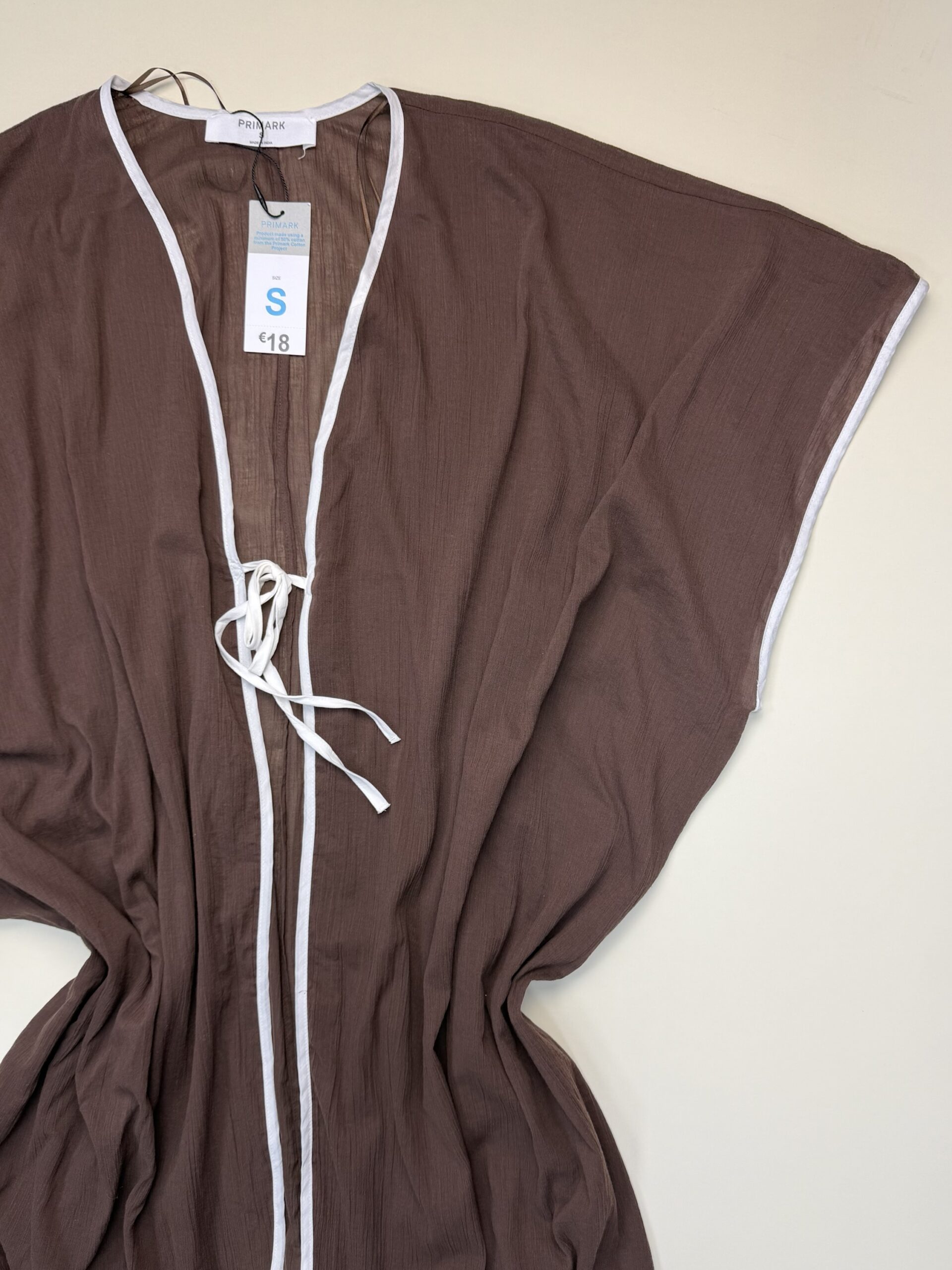 Kimono en lin - Primark - Marron – Image 3