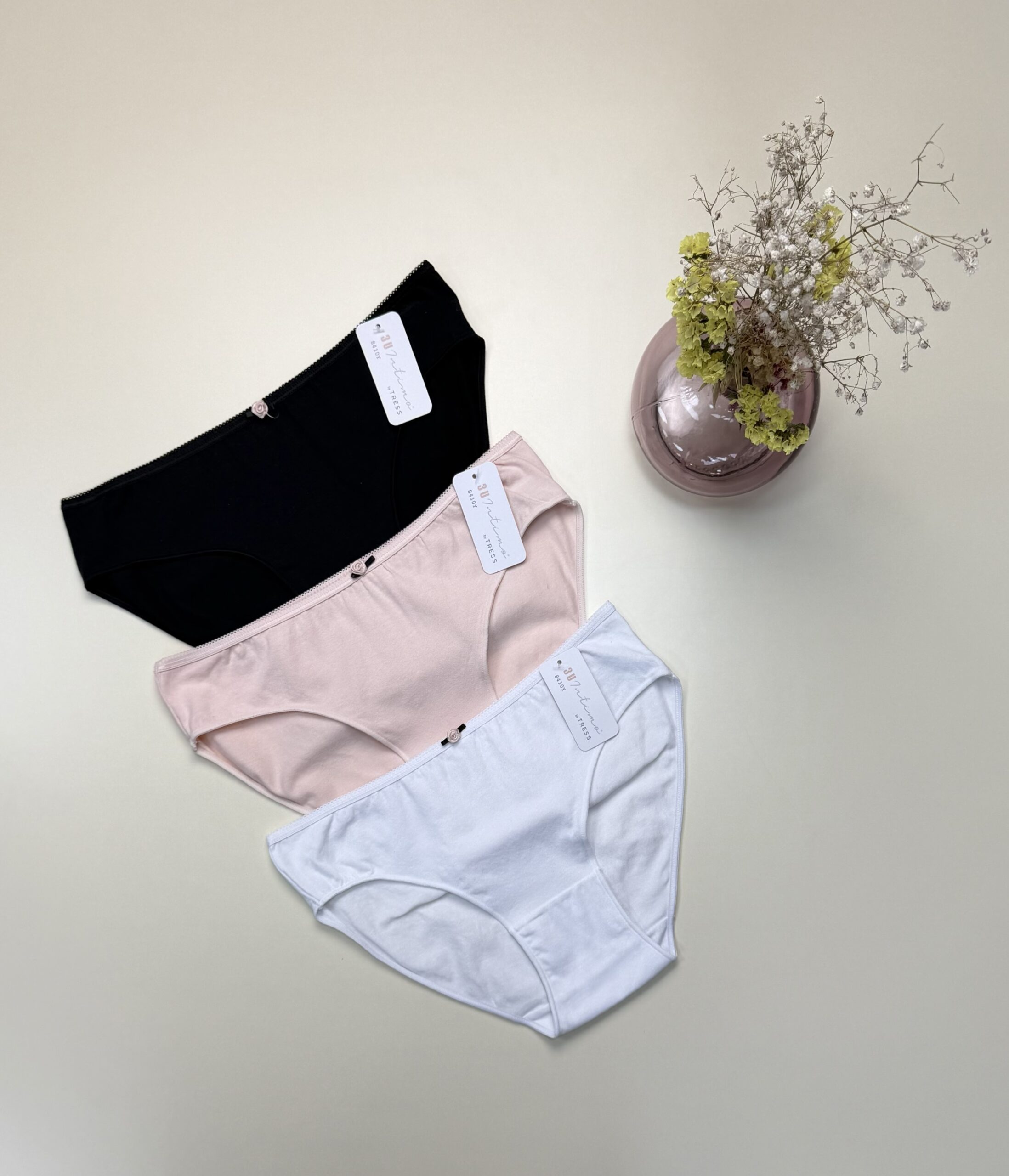 Pack de 3 culottes -TRESS- en coton