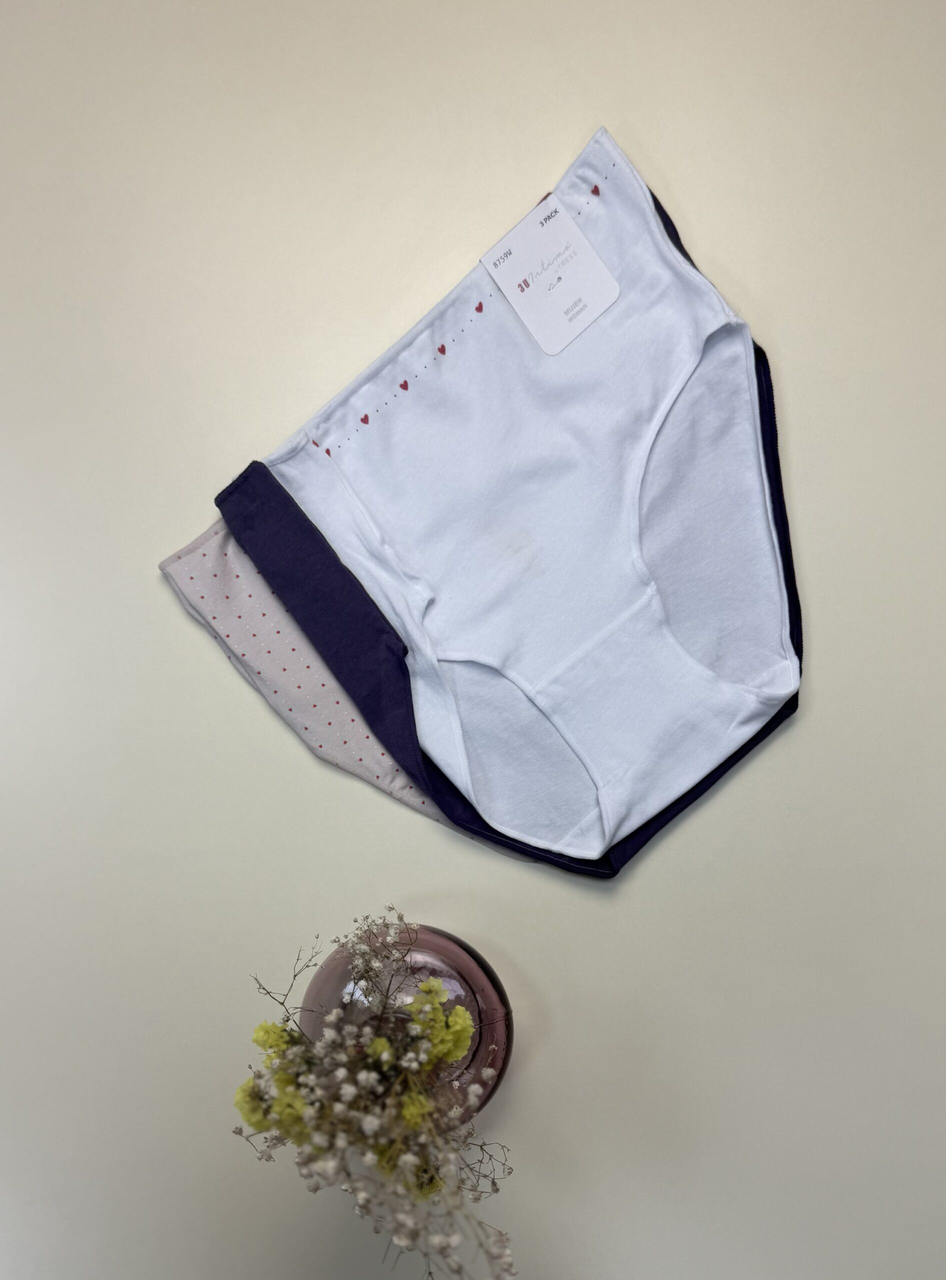 Pack de 3 culottes -TRESS- en coton