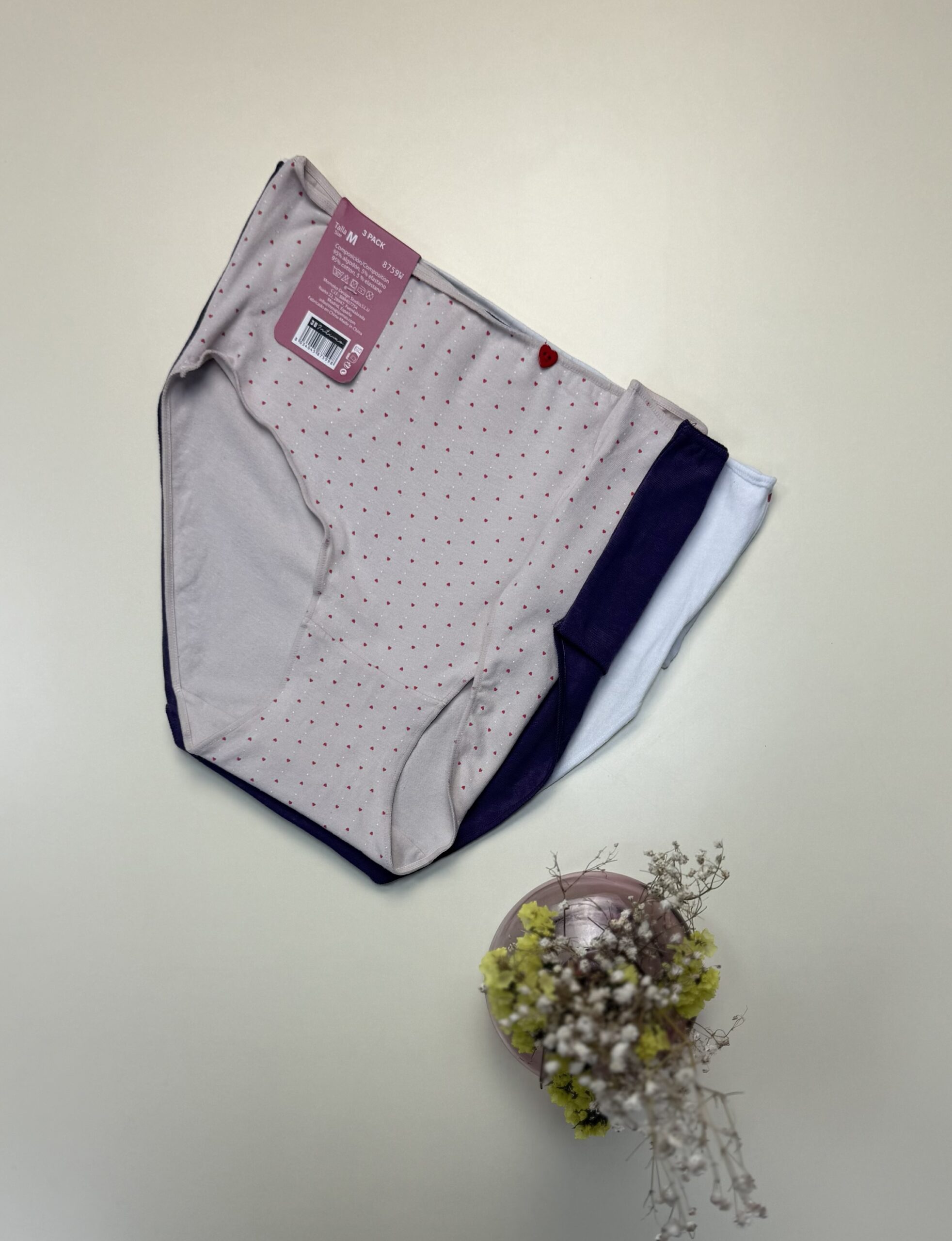 Pack de 3 culottes -TRESS- en coton – Image 2