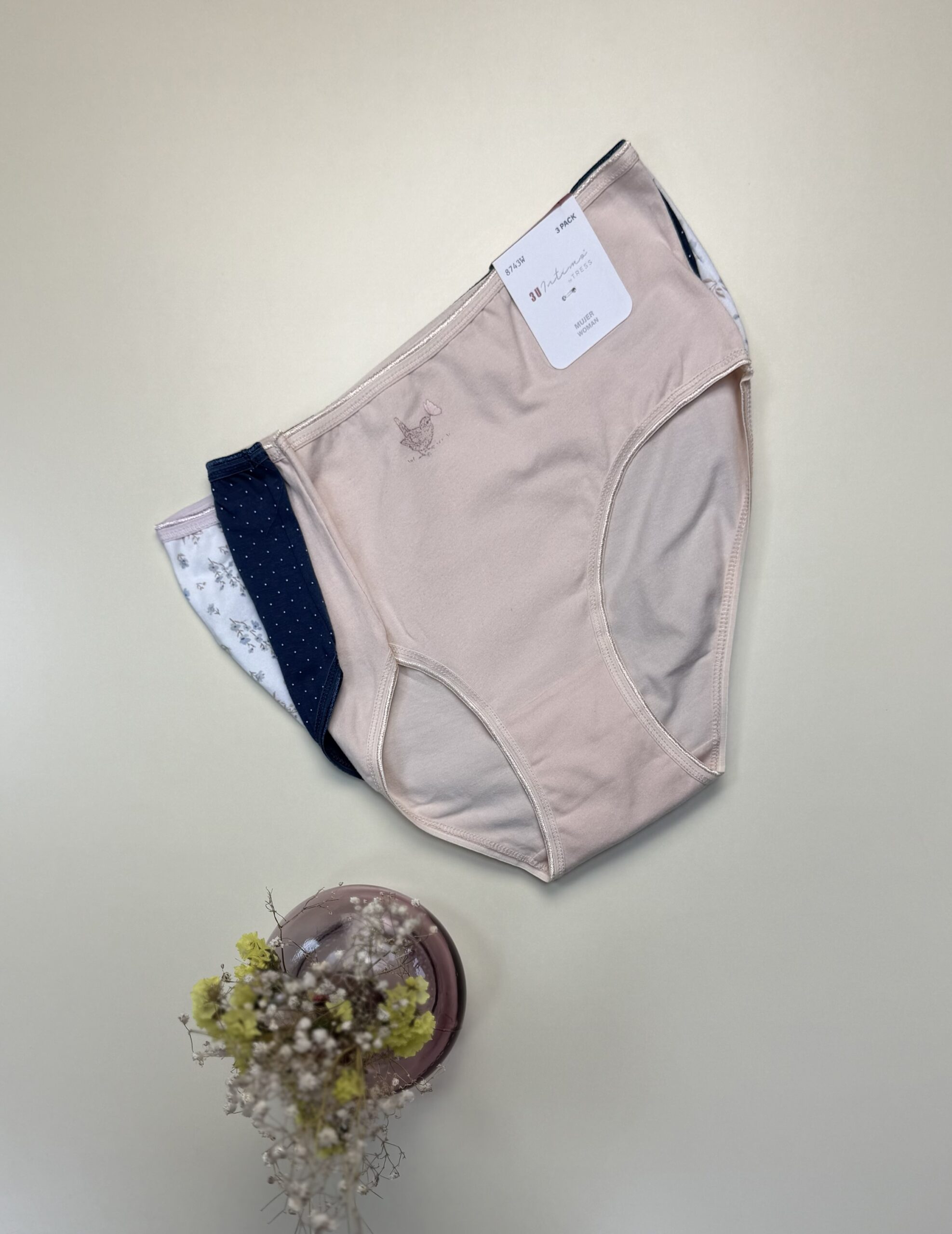Pack de 3 culottes -TRESS- en coton