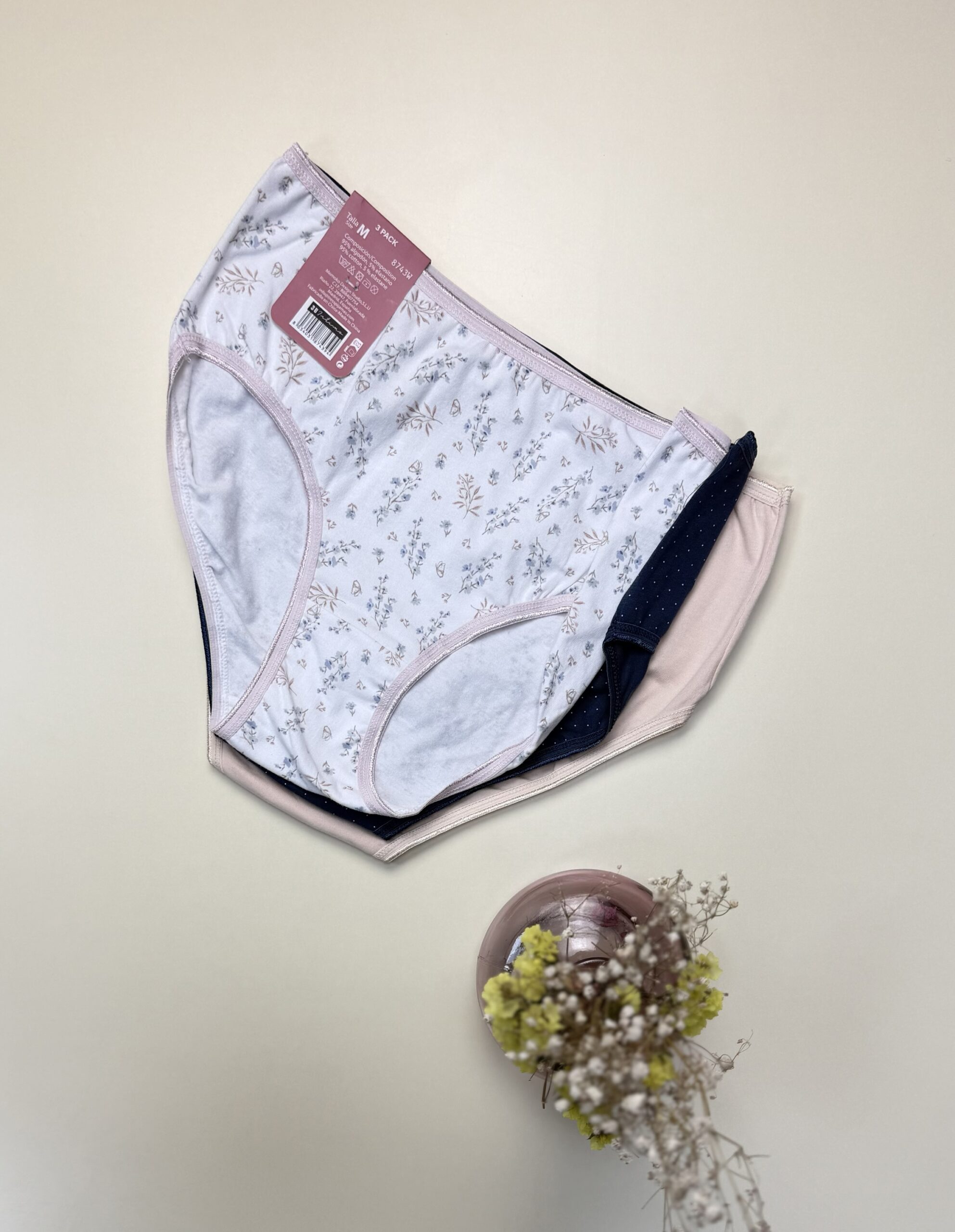 Pack de 3 culottes -TRESS- en coton – Image 3