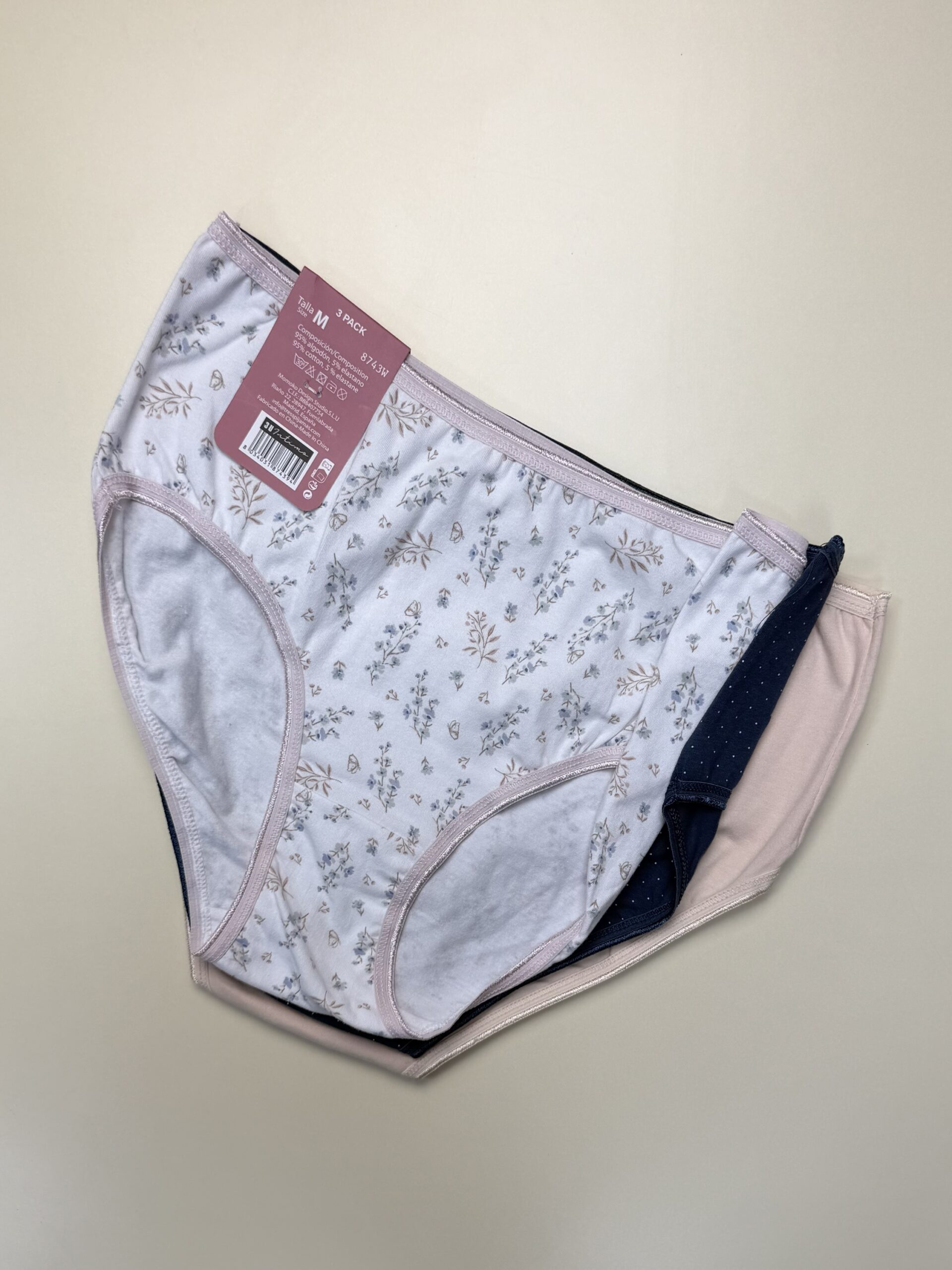 Pack de 3 culottes -TRESS- en coton – Image 4
