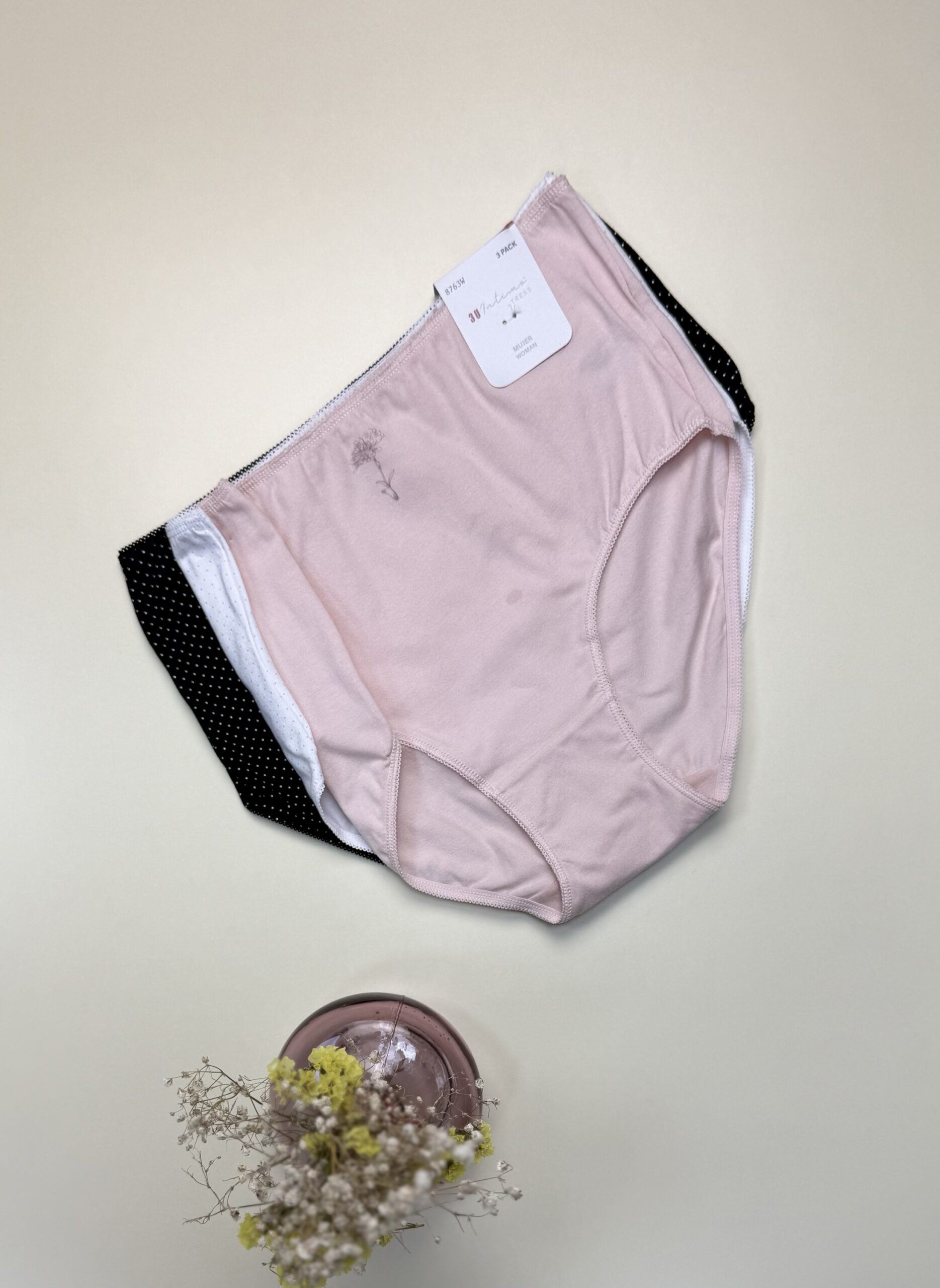 Pack de 3 culottes -TRESS- en coton