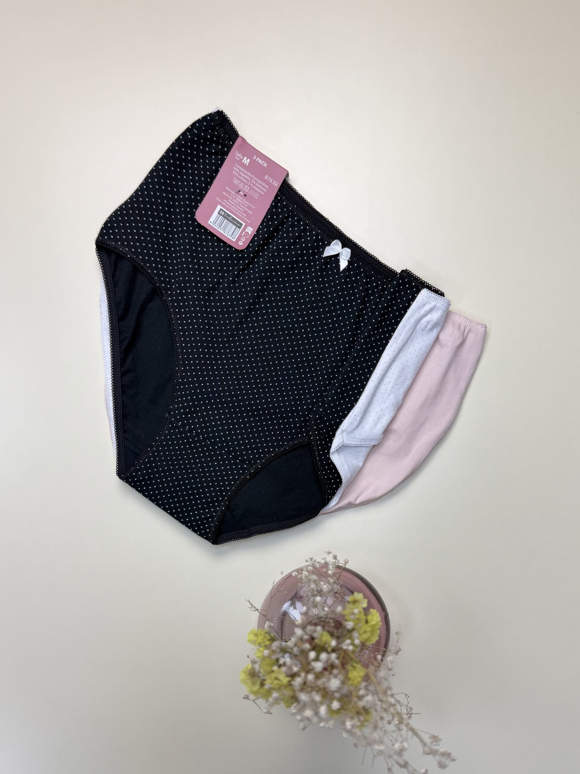 Pack de 3 culottes -TRESS- en coton – Image 2