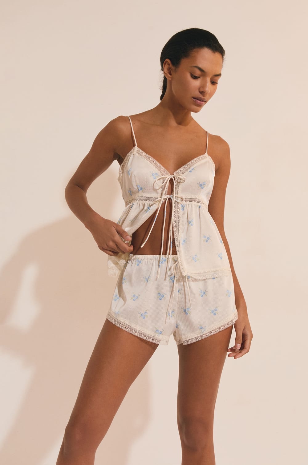 Bustier-short en satin - Etam - Noreen