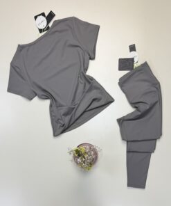 Alternative view of Ensemble sport demi manche "Khakhi" -TRESS-