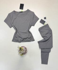 Ensemble sport demi manche "Khakhi" -TRESS-