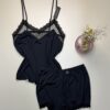 Short bustier - Tress -  " Noir "