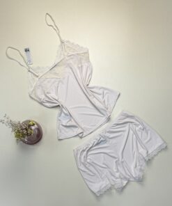 Alternative view of Short bustier - Tress. " Blanc "