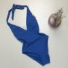 Maillot de bain Etam " Magnolia texturé " - Bleu