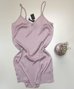 Alternative view of Nuisette en satin "Rose" -TRESS-